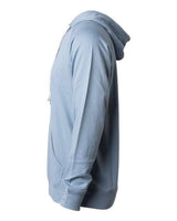 Independent Trading Co. SS1000 Icon Lightweight Loopback Terry Hooded Sweatshirt #color_Misty Blue