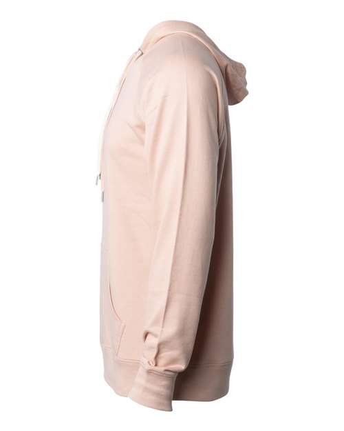 Independent Trading Co. SS1000 Icon Lightweight Loopback Terry Hooded Sweatshirt #color_Rose