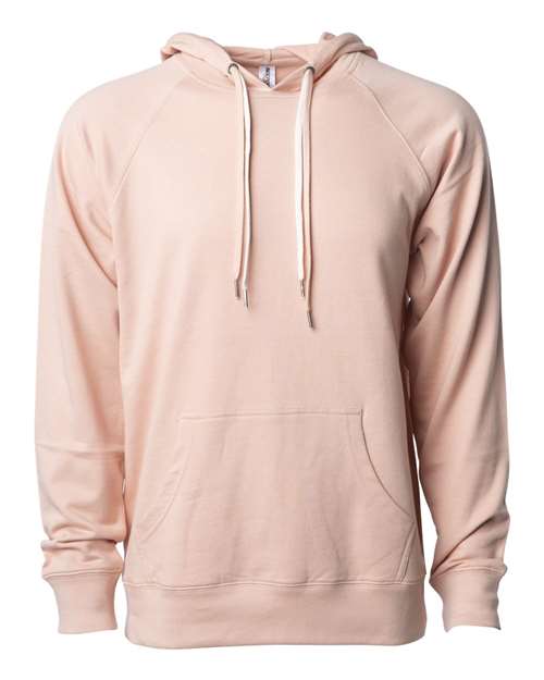 Independent Trading Co. SS1000 Icon Lightweight Loopback Terry Hooded Sweatshirt #color_Rose