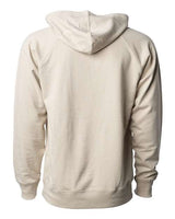 Independent Trading Co. SS1000 Icon Lightweight Loopback Terry Hooded Sweatshirt #color_Sand