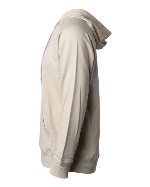 Independent Trading Co. SS1000 Icon Lightweight Loopback Terry Hooded Sweatshirt #color_Sand