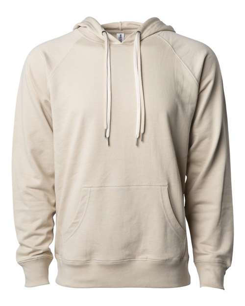 Independent Trading Co. SS1000 Icon Lightweight Loopback Terry Hooded Sweatshirt #color_Sand