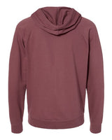Independent Trading Co. SS1000Z Icon Lightweight Loopback Terry Full-Zip Hooded Sweatshirt #color_Port