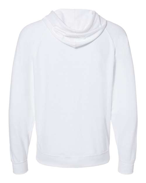 Independent Trading Co. SS1000Z Icon Lightweight Loopback Terry Full-Zip Hooded Sweatshirt #color_White