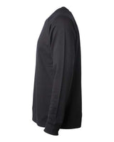 Independent Trading Co. SS1000C Icon Lightweight Loopback Terry Crewneck Sweatshirt #color_Black