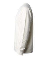 Independent Trading Co. SS1000C Icon Lightweight Loopback Terry Crewneck Sweatshirt #color_Bone