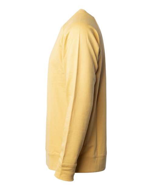 Independent Trading Co. SS1000C Icon Lightweight Loopback Terry Crewneck Sweatshirt #color_Harvest Gold