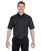 UltraClub 8977 Adult Short-Sleeve Whisper Twill