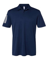 Adidas A480 Floating 3-Stripes Polo #color_Team Navy Blue/ White