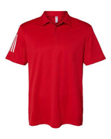 Adidas A480 Floating 3-Stripes Polo #color_Team Power Red/ White