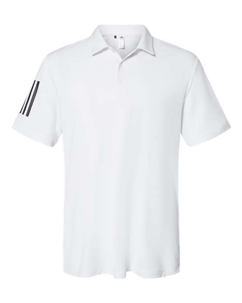 Adidas A480 Floating 3-Stripes Polo #color_White/ Black