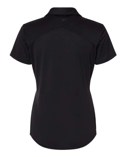 Adidas A481 Women's Floating 3-Stripes Polo #color_Black/ White