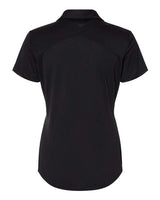 Adidas A481 Women's Floating 3-Stripes Polo #color_Black/ White
