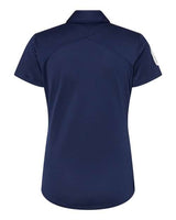Adidas A481 Women's Floating 3-Stripes Polo #color_Team Navy Blue/ White