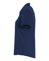 Adidas A481 Women's Floating 3-Stripes Polo #color_Team Navy Blue/ White