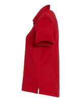 Adidas A481 Women's Floating 3-Stripes Polo #color_Team Power Red/ White