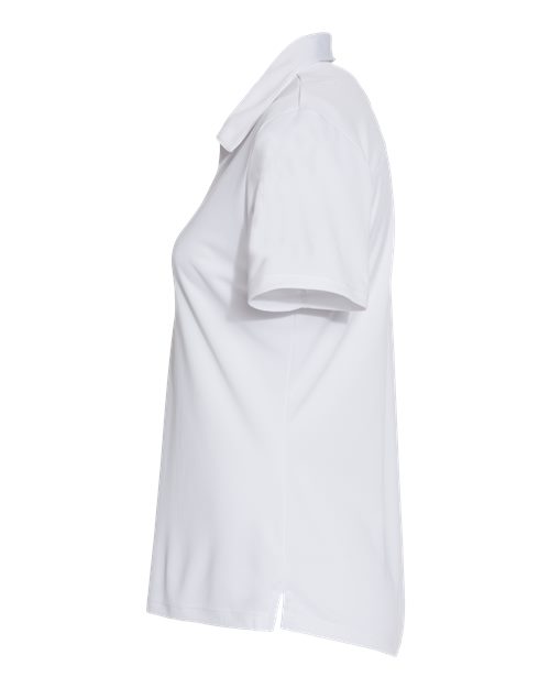 Adidas A481 Women's Floating 3-Stripes Polo #color_White/ Black