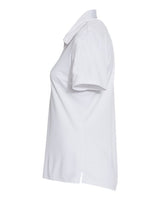 Adidas A481 Women's Floating 3-Stripes Polo #color_White/ Black
