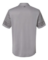 Adidas A490 Striped Sleeve Polo #color_Grey Three/ Grey Five