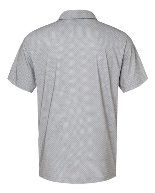 Adidas A498 Diamond Dot Print Polo #color_Grey Three/ Team Royal/ Navy
