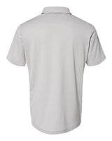 Adidas A508 Heathered Colorblocked 3-Stripes Polo #color_Grey Two Heather/ Black Heather