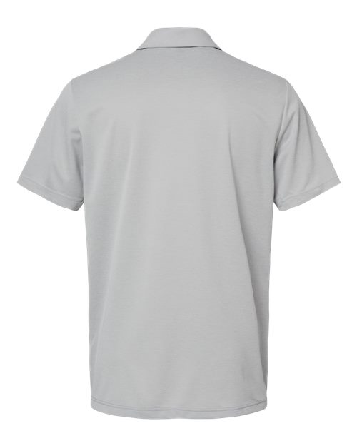 Adidas A508 Heathered Colorblocked 3-Stripes Polo #color_Grey Two Heather/ Collegiate Navy Heather