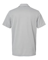 Adidas A508 Heathered Colorblocked 3-Stripes Polo #color_Grey Two Heather/ Collegiate Navy Heather