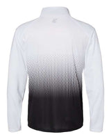 Badger 4222 Hex 2.0 Quarter-Zip Pullover #color_Black