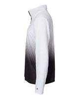 Badger 4222 Hex 2.0 Quarter-Zip Pullover #color_Black