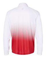 Badger 4222 Hex 2.0 Quarter-Zip Pullover #color_Red
