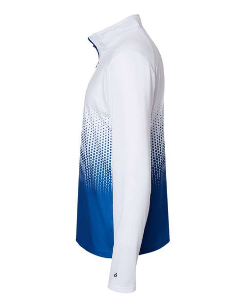 Badger 4222 Hex 2.0 Quarter-Zip Pullover #color_Royal