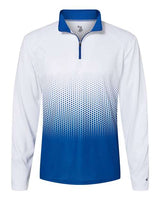 Badger 4222 Hex 2.0 Quarter-Zip Pullover #color_Royal