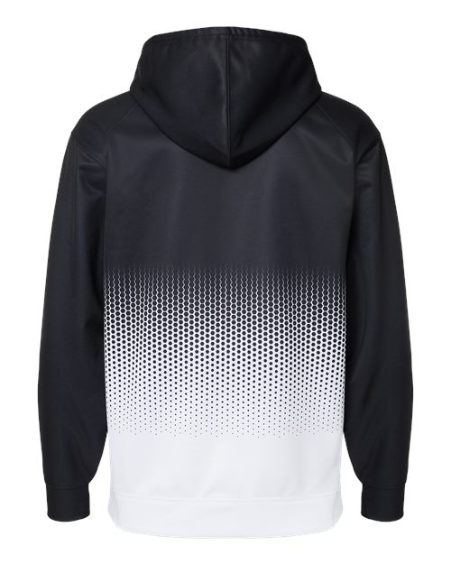Badger 1404 Hex 2.0 Hooded Sweatshirt #color_Black
