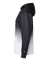 Badger 1404 Hex 2.0 Hooded Sweatshirt #color_Black