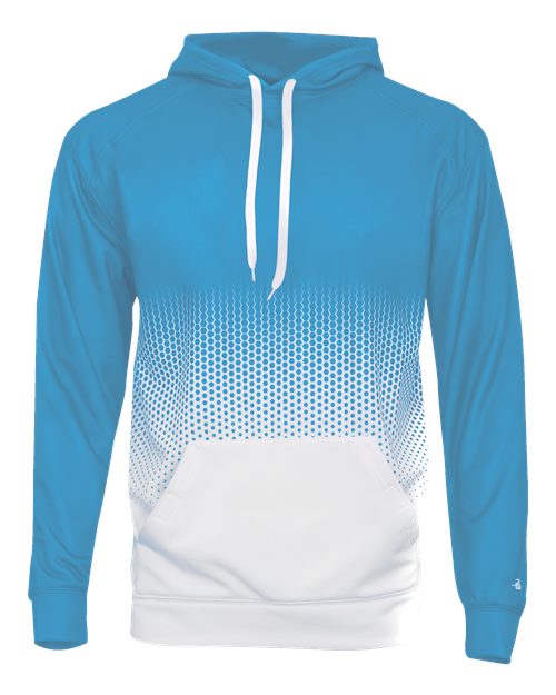 Badger 1404 Hex 2.0 Hooded Sweatshirt #color_Columbia Blue
