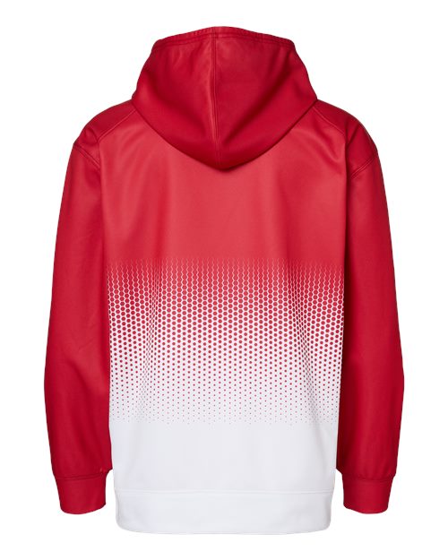 Badger 1404 Hex 2.0 Hooded Sweatshirt #color_Red