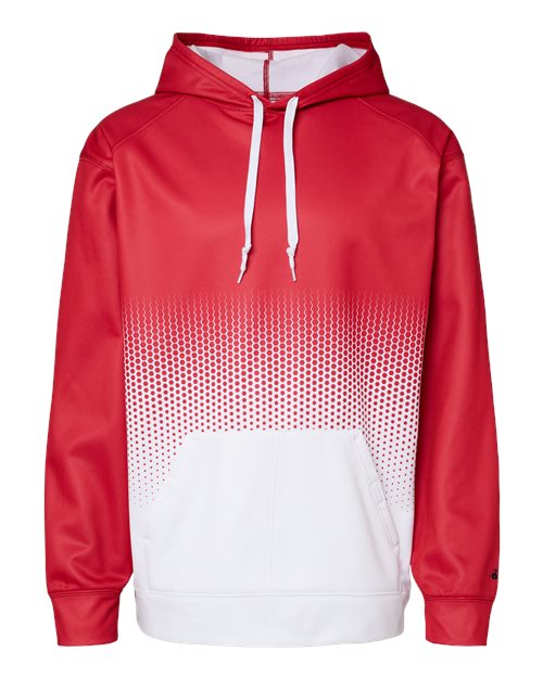 Badger 1404 Hex 2.0 Hooded Sweatshirt #color_Red