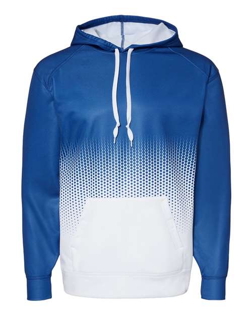 Badger 1404 Hex 2.0 Hooded Sweatshirt #color_Royal