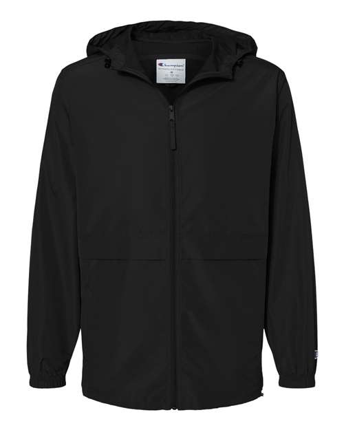 Champion CO125 Adult Full-Zip Anorak Jacket #color_BLACK