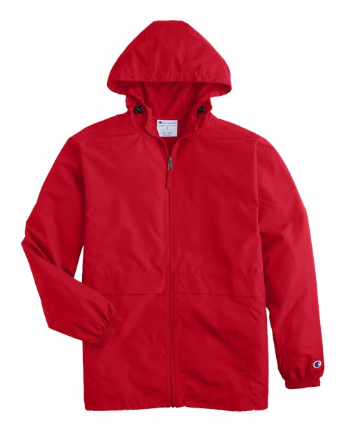 Champion CO125 Adult Full-Zip Anorak Jacket #color_SCARLET
