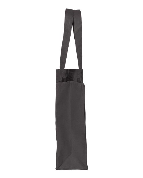 Q-Tees Q1000 12L Gussetted Shopping Bag #color_Charcoal
