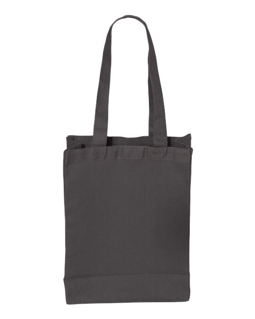 Q-Tees Q1000 12L Gussetted Shopping Bag #color_Charcoal