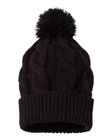 Richardson 141R Chunk Twist Cuffed Beanie #color_Black