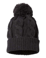 Richardson 141R Chunk Twist Cuffed Beanie #color_Heather Charcoal