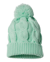 Richardson 141R Chunk Twist Cuffed Beanie #color_Seafoam