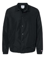 Champion CO126 Men's Coach's Jacket #color_BLACK