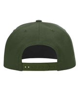 Richardson 255 Pinch Front Structured Snapback Trucker Cap #color_Army Olive