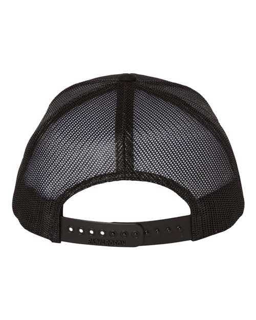Richardson 112Y Youth Trucker Snapback Cap #color_Black