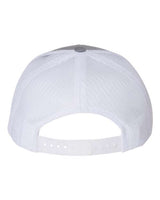 Richardson 112Y Youth Trucker Snapback Cap #color_Heather Grey/ White