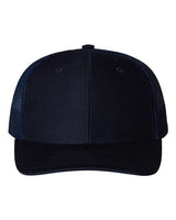 Richardson 112Y Youth Trucker Snapback Cap #color_Navy